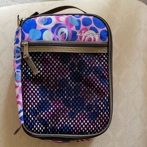 LL Bean Insulated Lunch Box, Purple/Pink Bag.